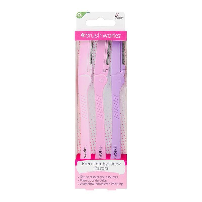 Brushworks precision eyebrow razors pack of 3 - WahaLifeStyle