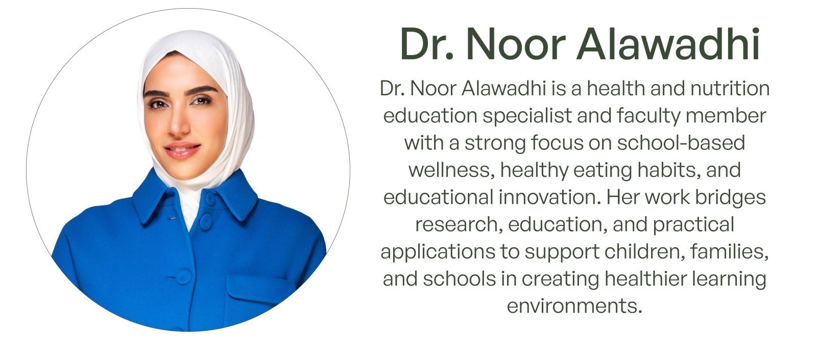 Dr. Noor alAwadhi - Waha Lifestyle