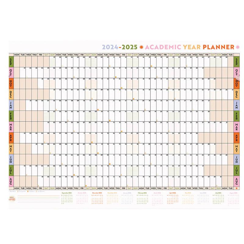 2024 - 2025 Academic Year Wall Planner - 84x59cm - Waha Lifestyle