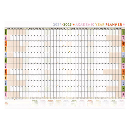 2024 - 2025 Academic Year Wall Planner - 84x59cm - Waha Lifestyle