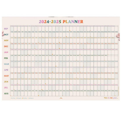 2024-2025 Academic Year Wall Planner - Landscape