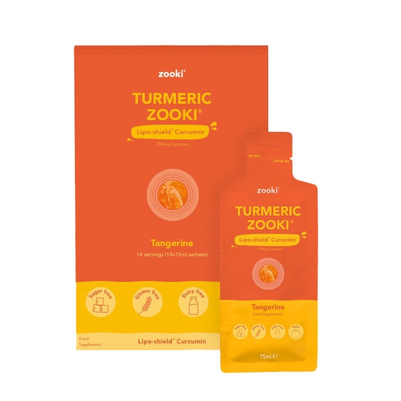 ZOOKI 750mg Liposomal Curcumin from Turmeric Liquid - 14 Sachets - Waha Lifestyle