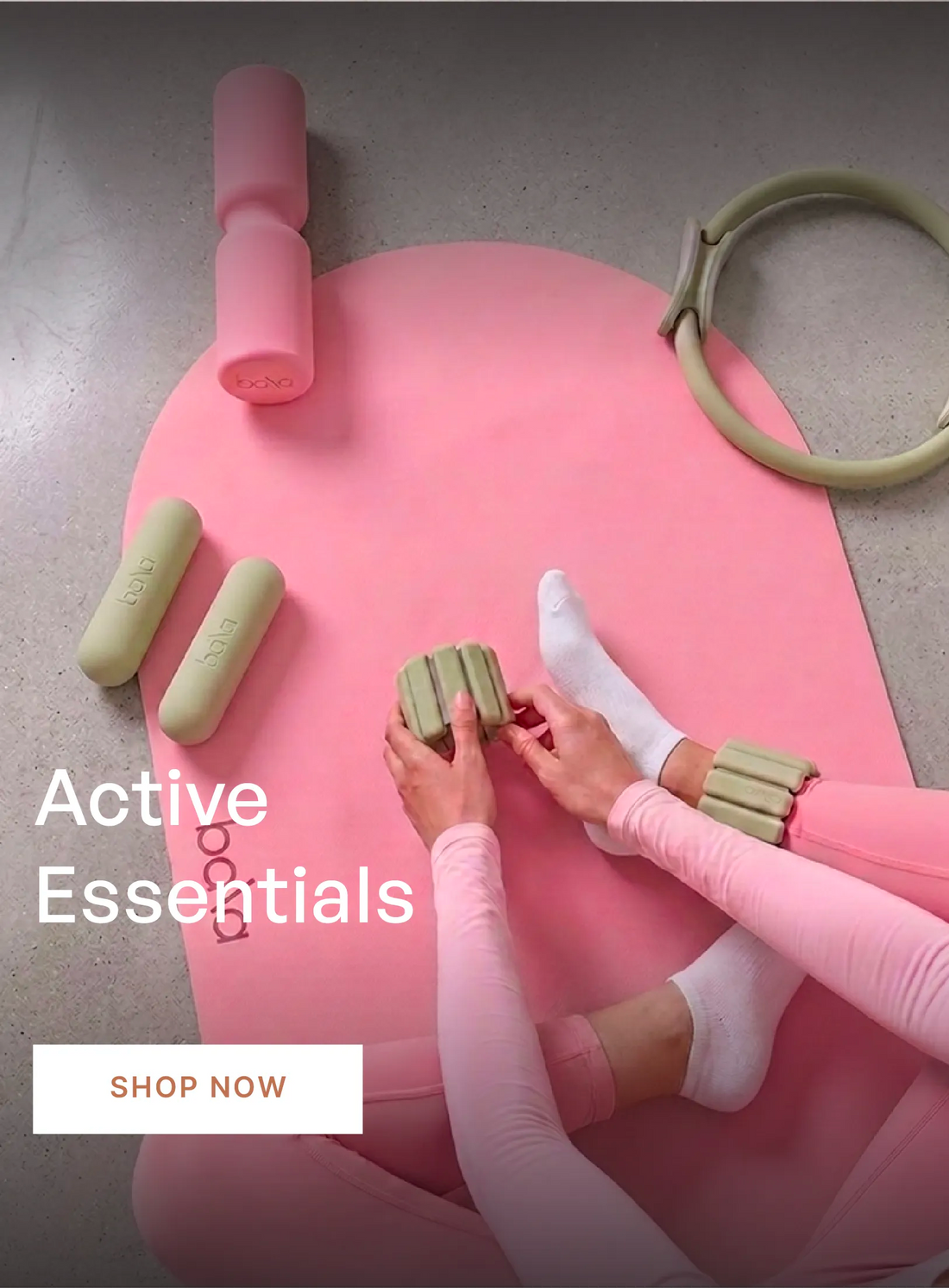 Active Essentials — sports and fitness gear, yoga mats, weights and recovery essentials