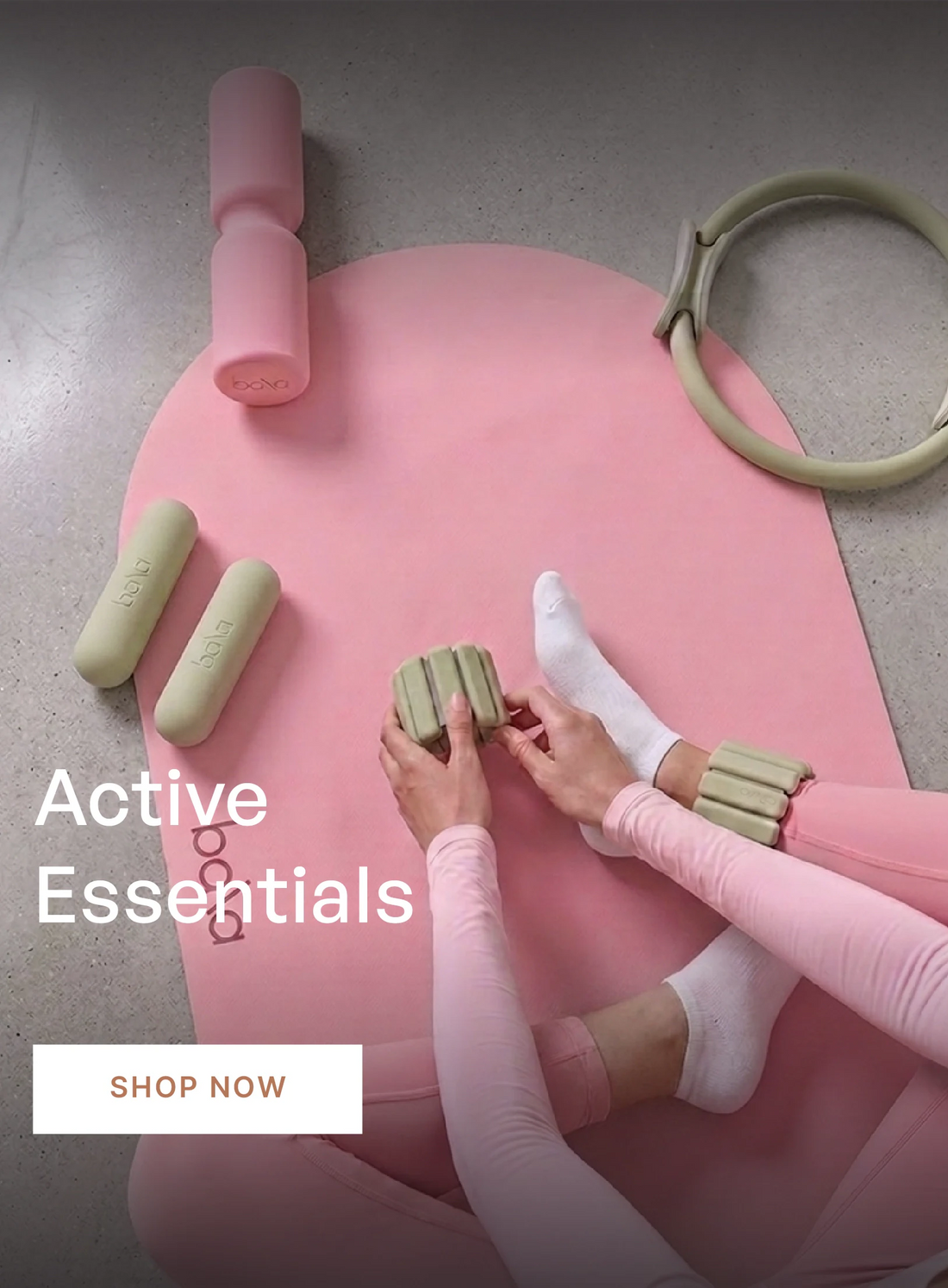 Active Essentials — sports and fitness gear, yoga mats, weights and recovery essentials