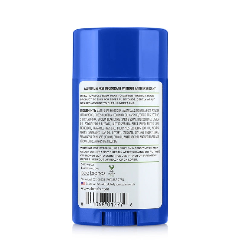 Aluminum Free Deodorant with Eucalyptus - 75g