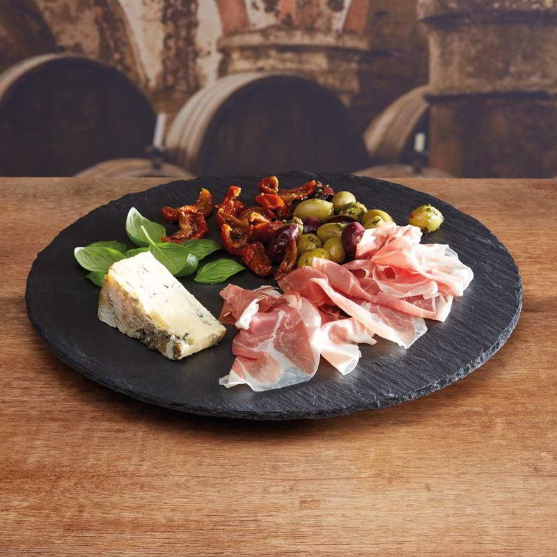 Lazy Susan Round Serving Slate Platter