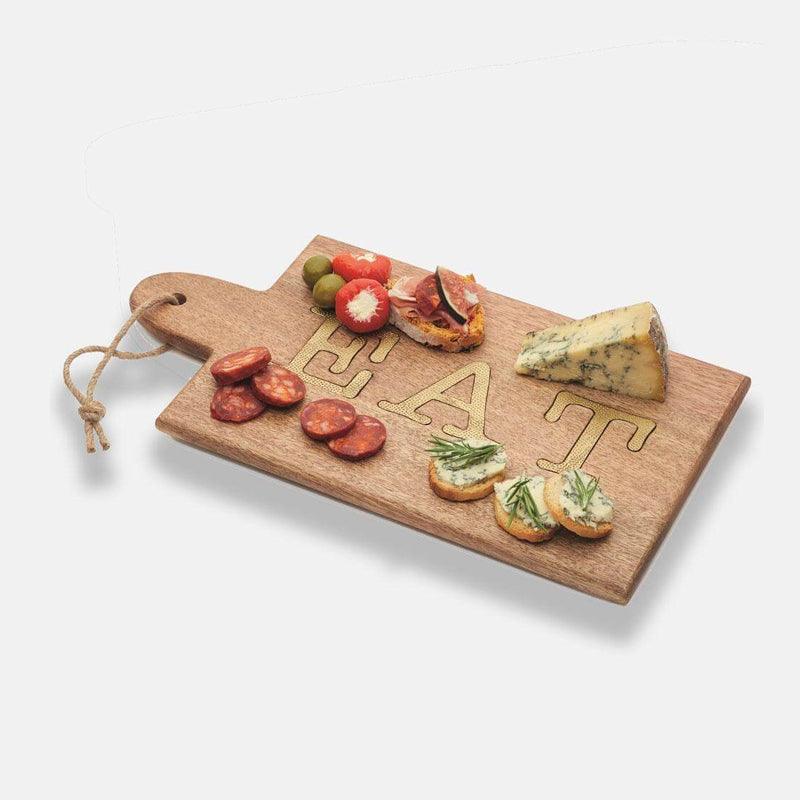 Mango Wood Paddle Appetizers Serving Board