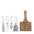 Acacia Wood Appetizer Cheese Knife Set - 4pcs