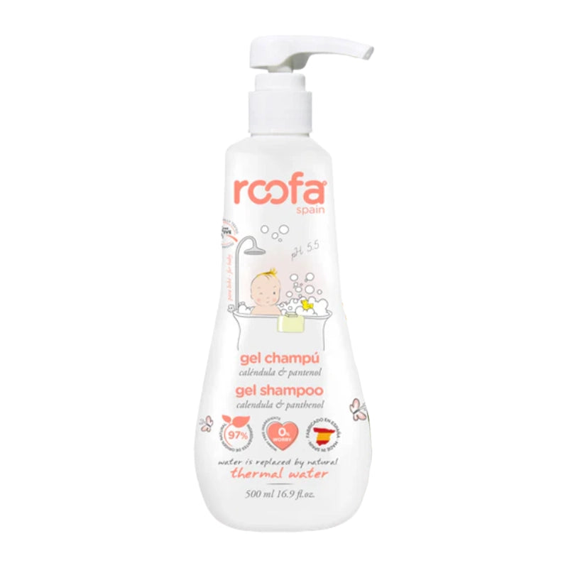 Baby Gel Shampoo with Calendula &amp; Panthenol for Sensitive Skin – 500ml