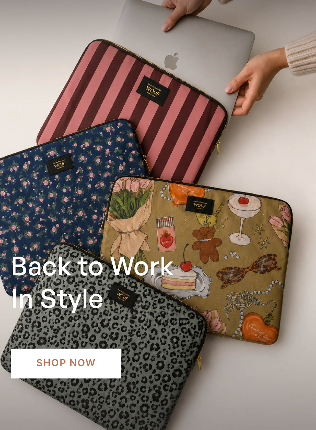 Back to Work In Style — printed laptop sleeves and work essentials