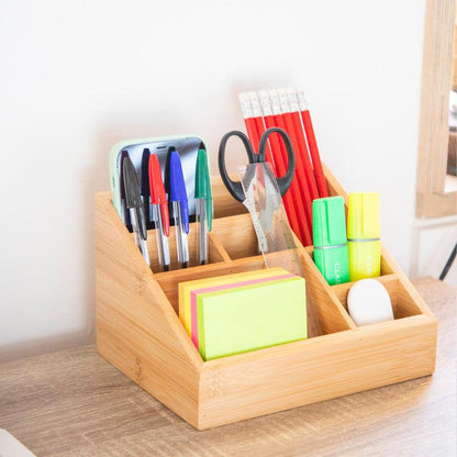 Copco Bamboo Household Organizer With 7 Compartments