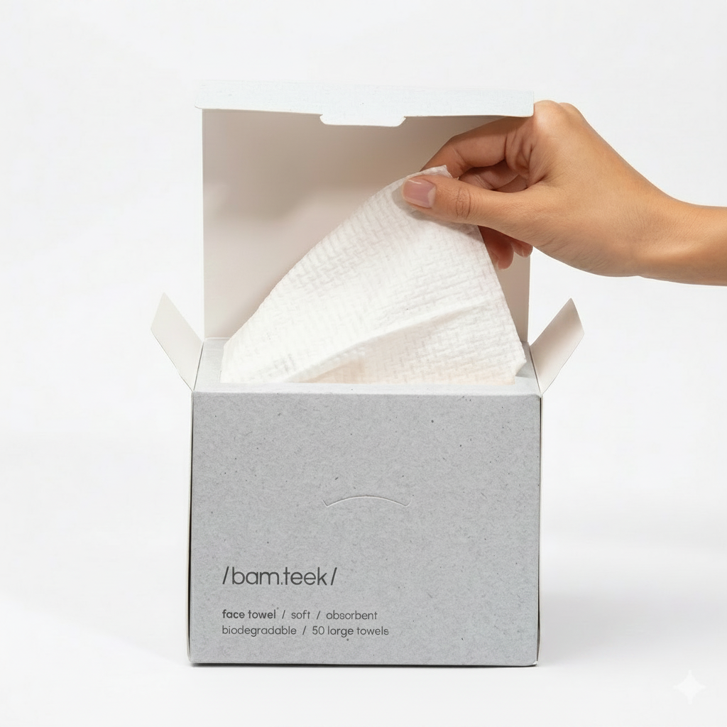 Disposable Large Single-Use Face Towels for Clean Daily Skincare – 50pcs