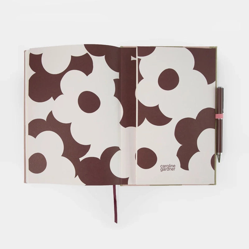 Block Stripe Casebound Notebook &amp; Pen Set - 100 Pages