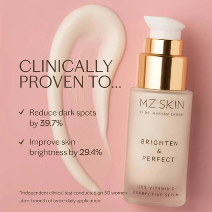 Brighten &amp; Perfect 10% Vitamin C Serum for Dark Spots - 30ml