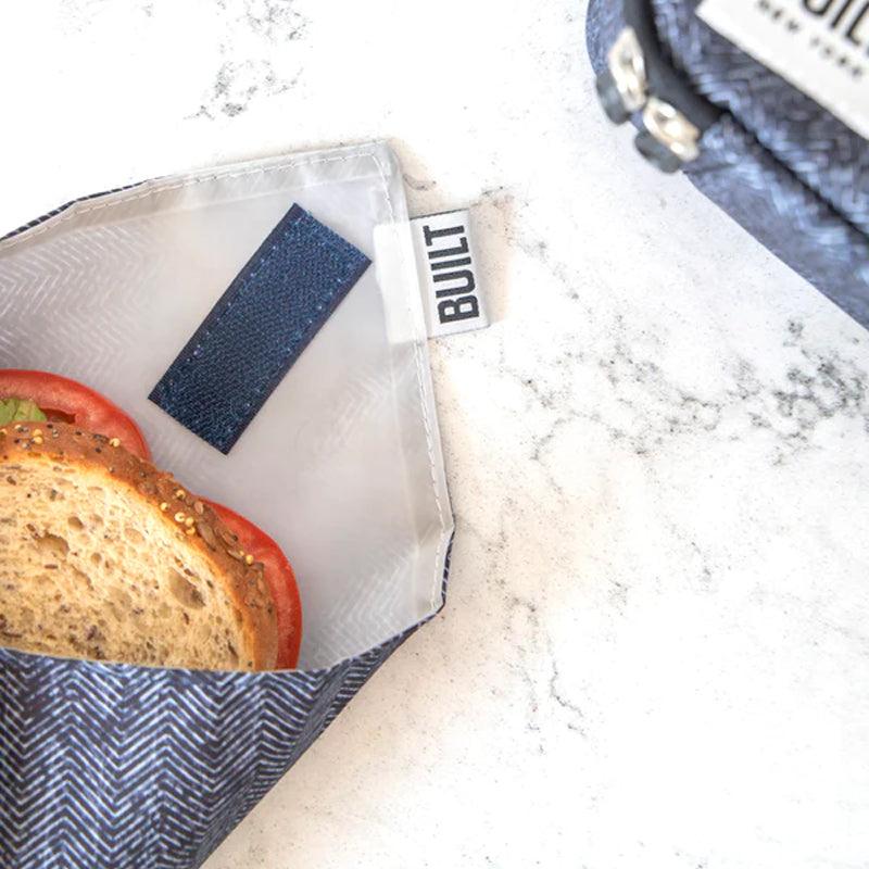 Built Antimicrobial Reusable Sandwich Wrap