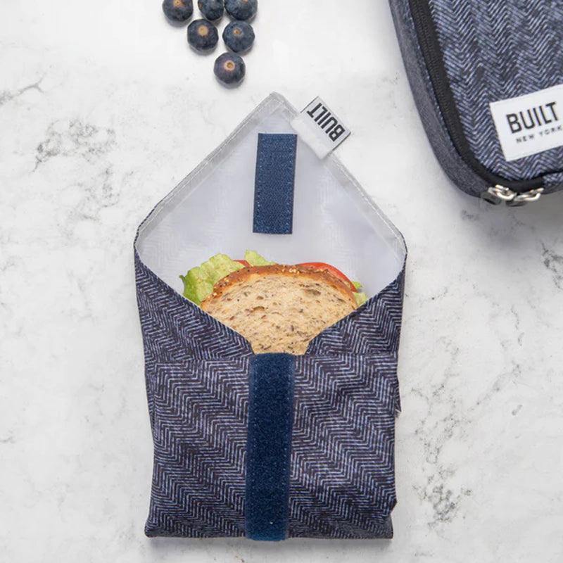 Built Antimicrobial Reusable Sandwich Wrap