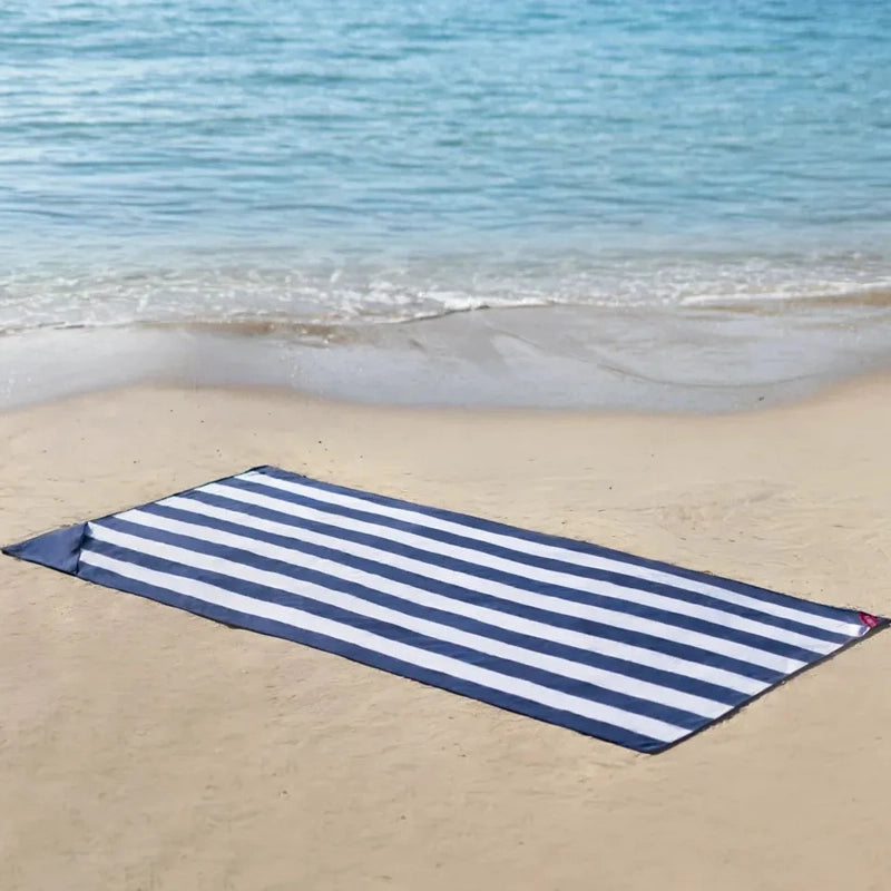 Cabo Microfiber Beach Towel with Magnets – Lightweight Quick Dry for Beach &amp; Travel