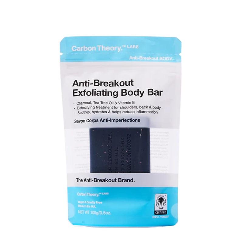 Charcoal &amp; Tea Tree Oil Anti-Breakout Exfoliating Body Bar - 100g