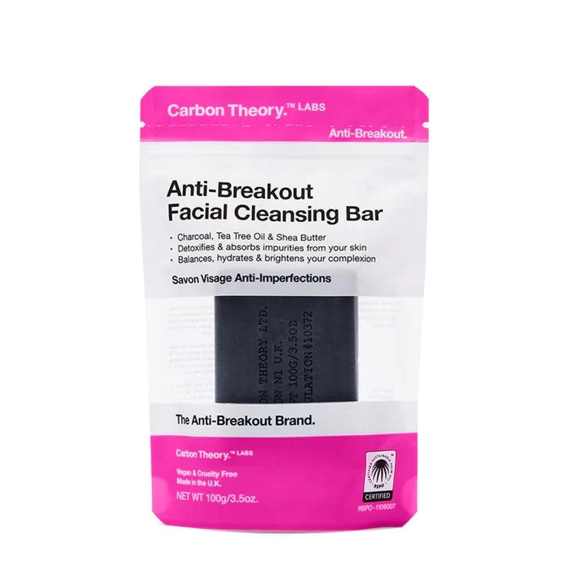 Charcoal &amp; Tea Tree Oil Anti-Breakout Exfoliating Facial Bar - 100g