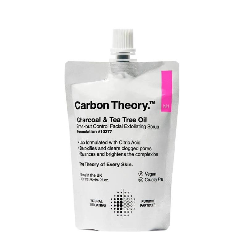 Charcoal &amp;Tea Tree Oil Breakout Control Facial Exfoliating Scrub -125ml