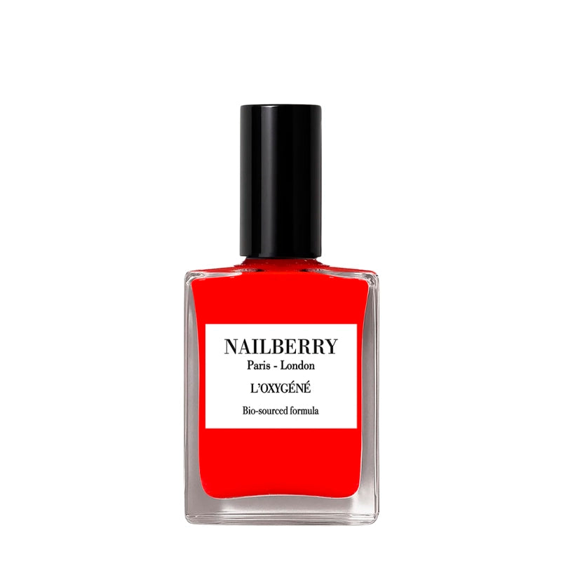 Cherry Cherie Red Orange Breathable Vegan Nail Polish  - 15ml