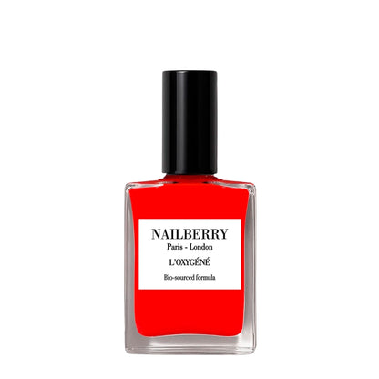 Cherry Cherie Red Orange Breathable Vegan Nail Polish  - 15ml