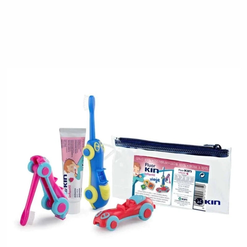 Children Toothbrush + Toothpaste Travel Kit
