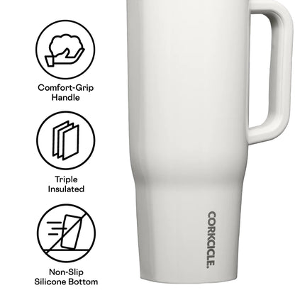 Cruiser Stainless Steel Insulated Tumbler with Handle - 1.2L