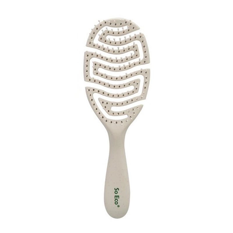 Curved Vented Detangling Brush for Wet &amp; Dry Hair - Oval Shape