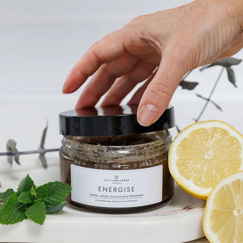 Energise Aromatherapy Exfoliating Body Scrub - 250g