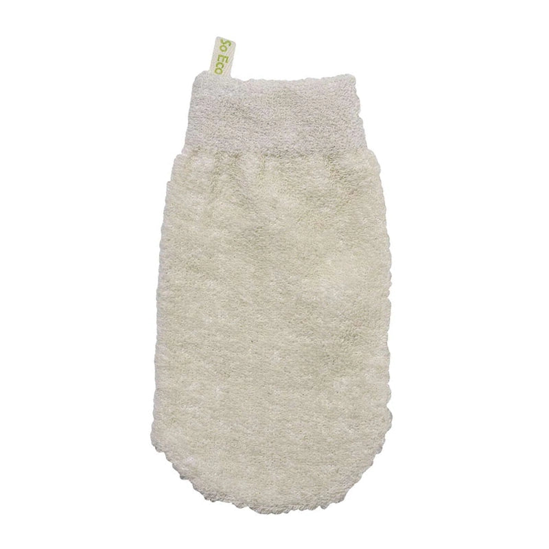 Exfoliating Bath &amp; Shower Mitt - Reusable, Dual-Sided
