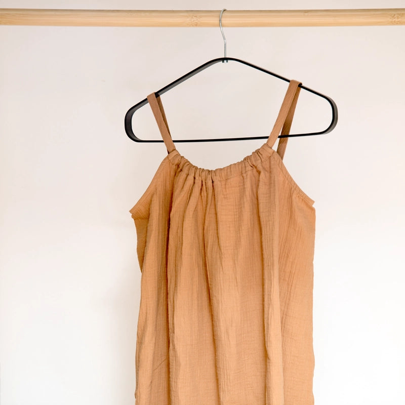 Fiona Halter Neck Long Dress - Brown