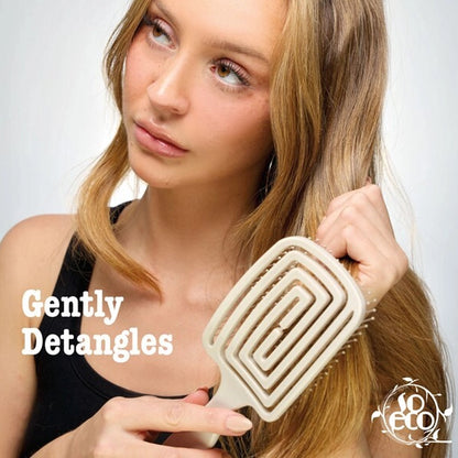 Flexible Paddle Detangling Brush for Thick, Long Hair - Wet &amp; Dry