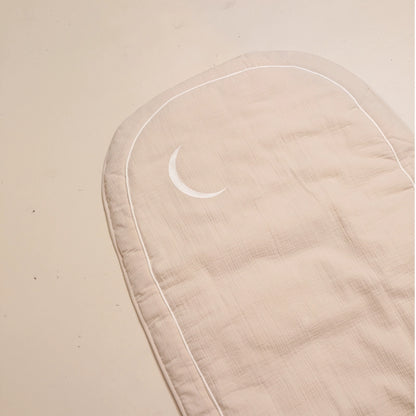 Girls’ Cotton Prayer Mat - Organic Cotton, Ages 7–12 - Taupe