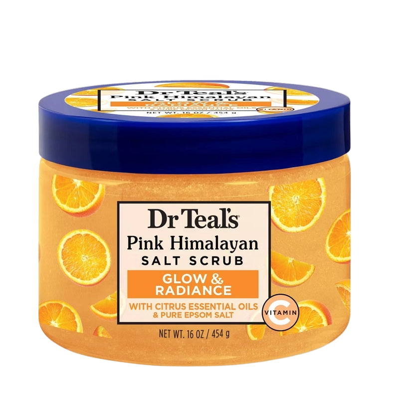 Glow and Radiance Pure Epsom Salt Scrub with Vitamin C - 454g