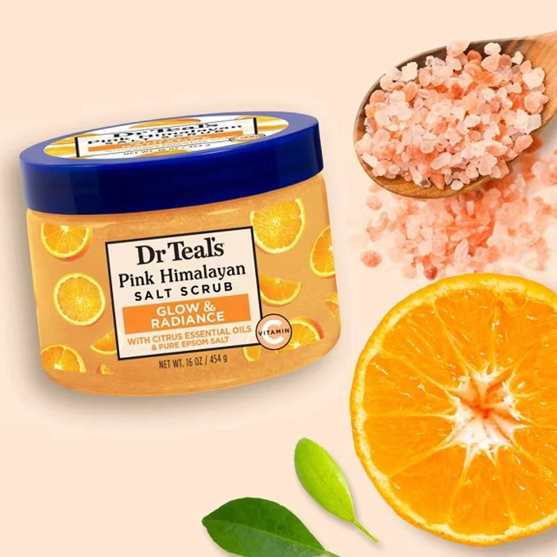 Glow and Radiance Pure Epsom Salt Scrub with Vitamin C - 454g