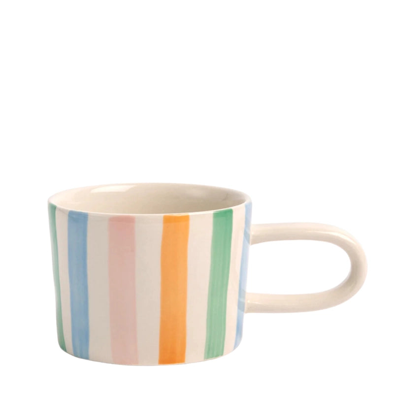 Hand-painted Glazed Ceramic Mug