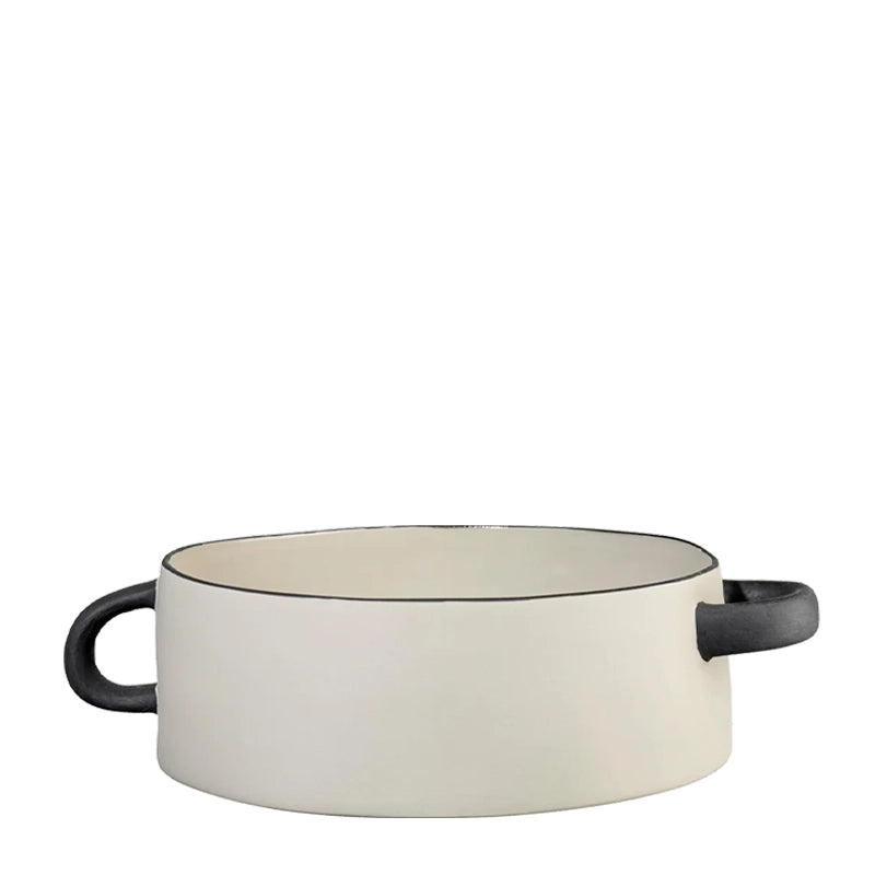 Handmade Stoneware Serving Bowl - Rayu Collection