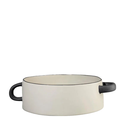 Handmade Stoneware Serving Bowl - Rayu Collection