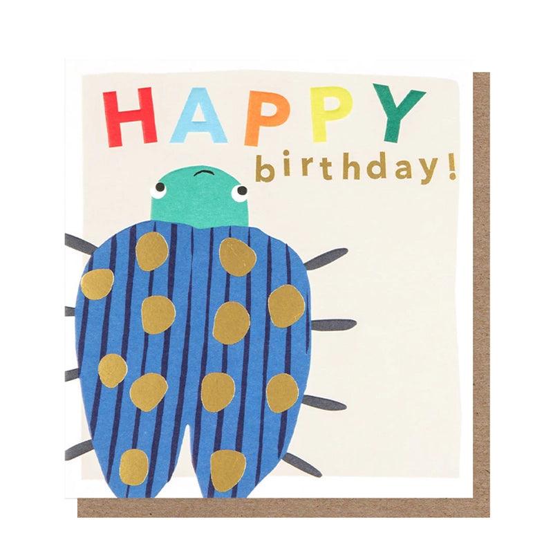 Happy Birthday Beetle Birthday Card