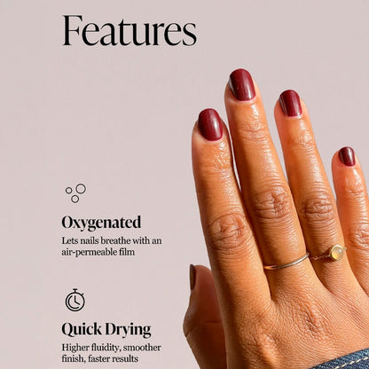 Harmony Rust Red Brown Breathable Vegan Nail Polish - 15ml