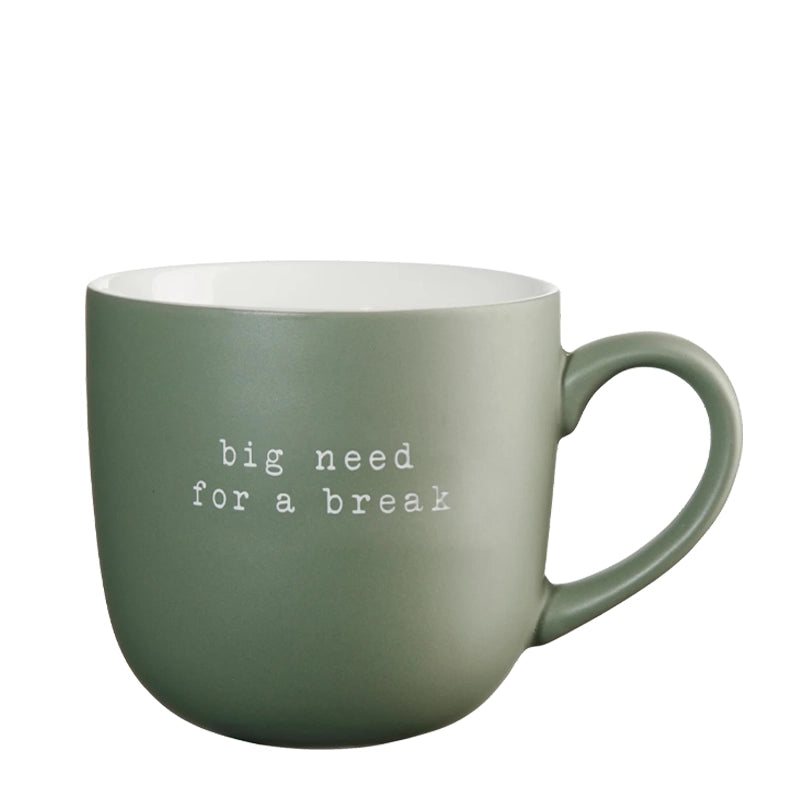 Hey! Large Coffee &amp; Tea Mug with Quote – 600ml