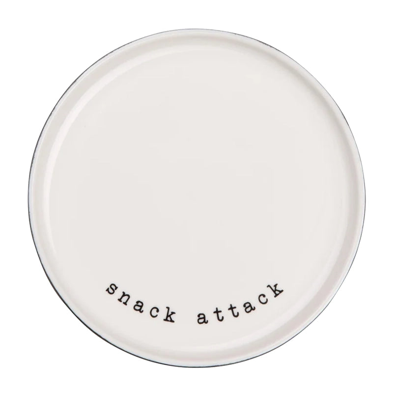 Hey! New Bone China Snack Plate with Statement
