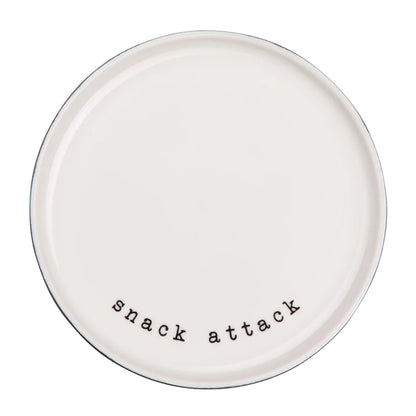 Hey! New Bone China Snack Plate with Statement