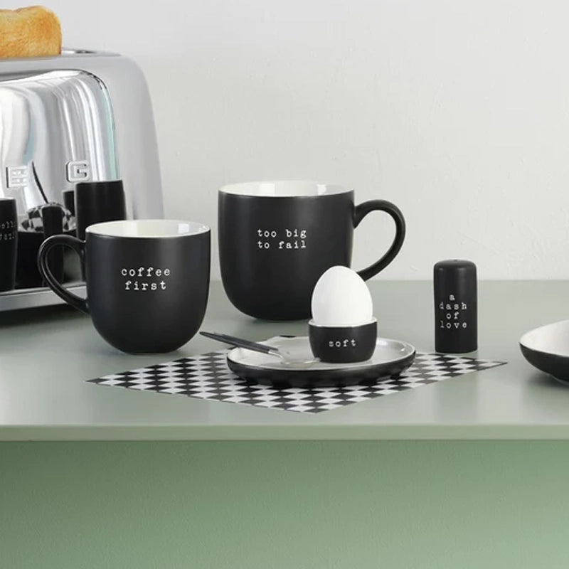 Hey! New Bone China Snack Plate with Statement
