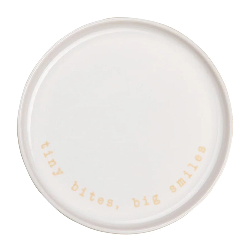 Hey! New Bone China Snack Plate with Statement