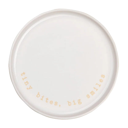 Hey! New Bone China Snack Plate with Statement
