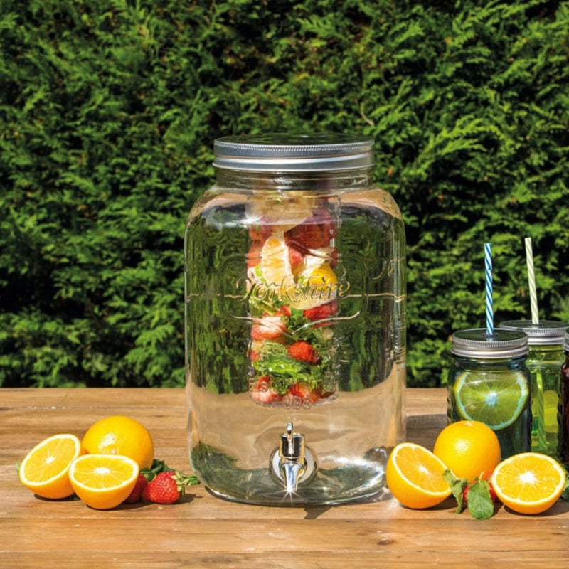 Home-Made Glass Infuser Drinks Dispenser - 7.5Ltr