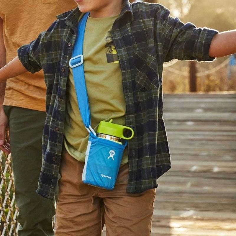 Insulated Kids Water Bottle With Wide Mouth &amp; Straw Cap - 354ml