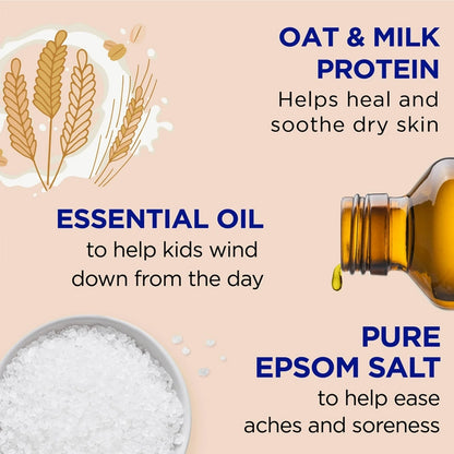 Kids 3-in-1 Oat &amp; Milk Bubble Bath Body Wash &amp; Shampoo - 591ml